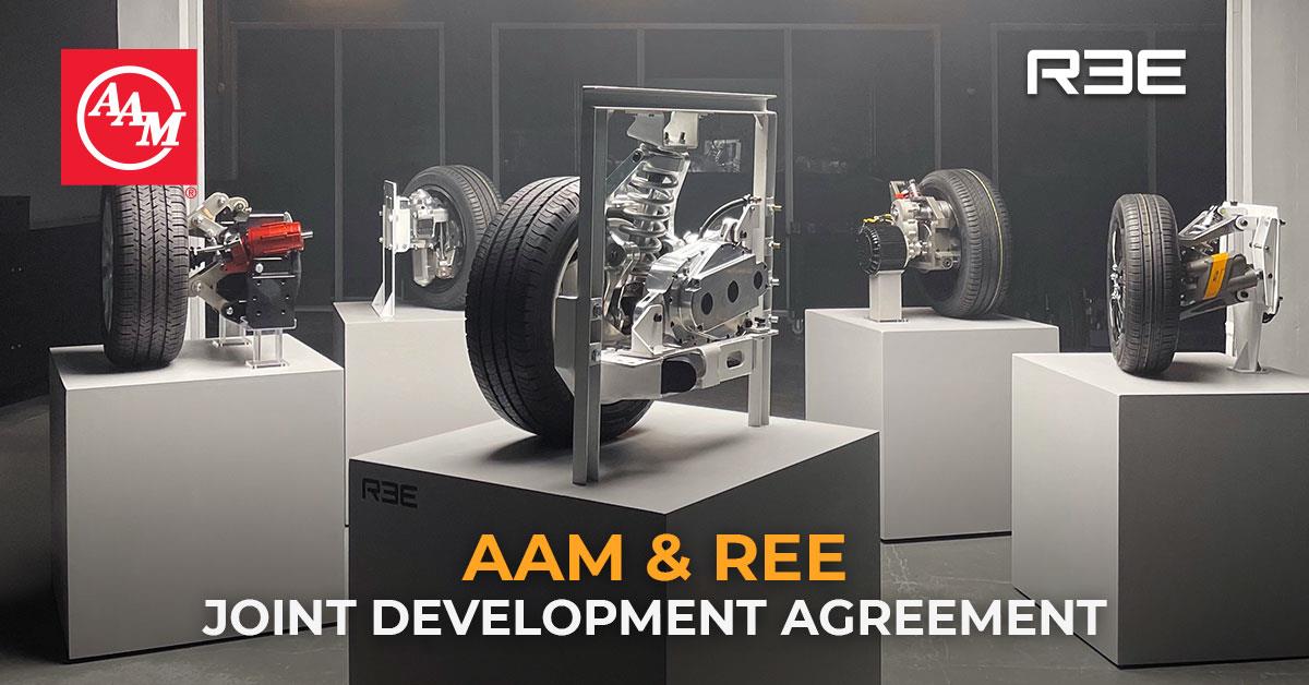 AAM and REE Automotive to Jointly Develop New Electric Propulsion